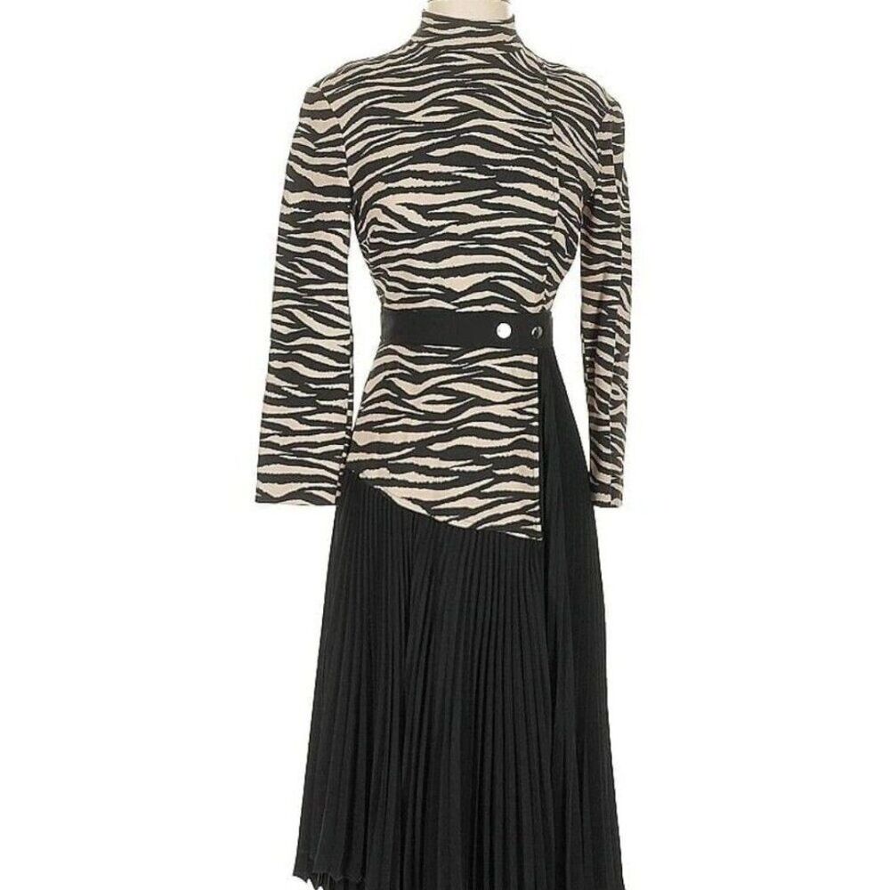 alc peyton zebra dress